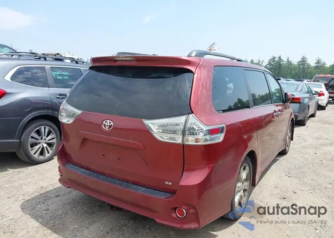 2013 Toyota Sienna Se 8 Passenger из США, поврежденный, VIN 5TDXK3DC1DS319134